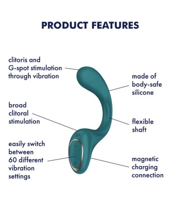 SATISFYER - G FOR FODDES 2 VIBRADOR RABBIT VERDE SATISFYER - G FOR FODDES 2 VIBRADOR RABBIT VERDE