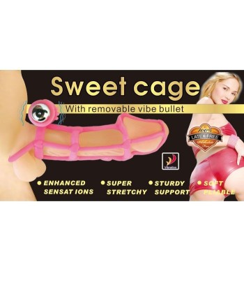 BAILE - SWEET 10 RITMOS FUNDA Y ANILLO SILICONA PARA EL PENE ROSA BAILE - SWEET 10 RITMOS FUNDA Y ANILLO SILICONA PARA EL PENE ROSA
