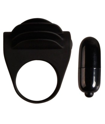 PRETTY LOVE - CHESTER ANILLO VIBRADOR NEGRO