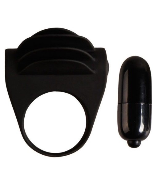 PRETTY LOVE - CHESTER ANILLO VIBRADOR NEGRO