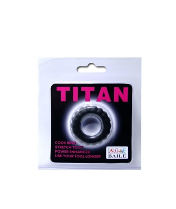 BAILE - TITAN COCKRING BLACK 2 CM