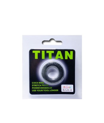 BAILE - TITAN COCKRING BLACK GREEN 2 CM