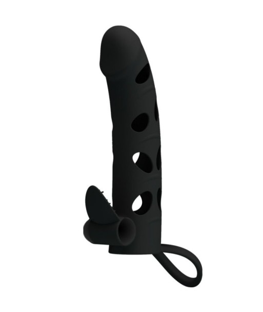 PRETTY LOVE - FUNDA SILICONA CON VIBRACIÓN 15.2 CM