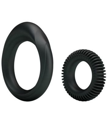 BAILE - KIT 2 ANILLOS SILICONA RING MANHOOD