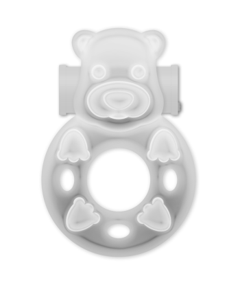 CASUAL LOVE - 26 ANILLO VIBRADOR CONEJITO TRANSPARENTE