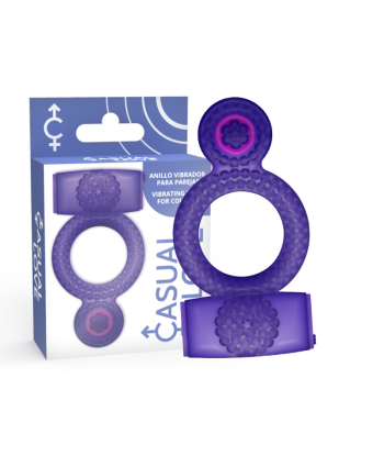 CASUAL LOVE - RING DOUBLE PLEASURE ANILLO LILA