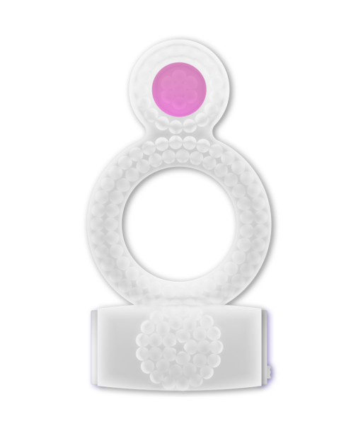 CASUAL LOVE - RING DOUBLE PLEASURE ANILLO TRANSPARENTE