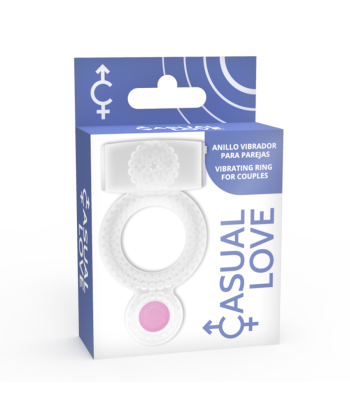 CASUAL LOVE - RING DOUBLE PLEASURE ANILLO TRANSPARENTE