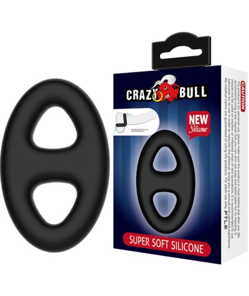 CRAZY BULL - ANILLO DOBLE SILICONA OVALADO