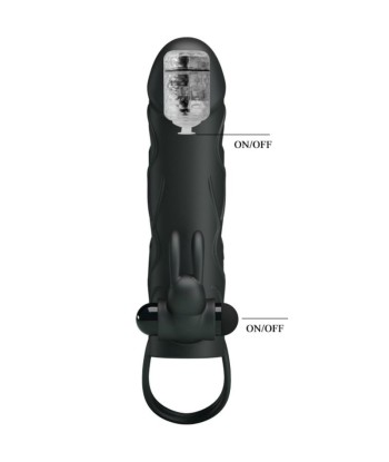 PRETTY LOVE - FUNDA SILICONA CON VIBRACIÓN 14 CM 2.0