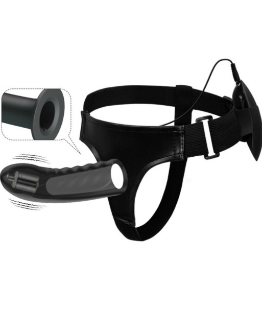 PRETTY LOVE - MARVIN STRAP ON CON VIBRACIÓN Y DILDO HUECO