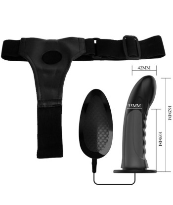 PRETTY LOVE - MARVIN STRAP ON CON VIBRACIÓN Y DILDO HUECO