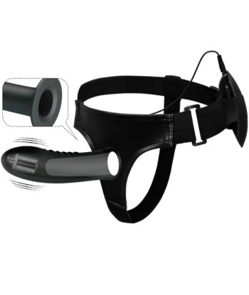 PRETTY LOVE - MYRON STRAP ON CON VIBRACIÓN Y DILDO HUECO