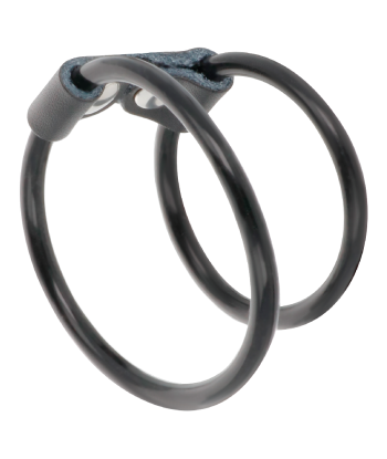 DARKNESS - ANILLA FLEXIBLE DOBLE PARA EL PENE