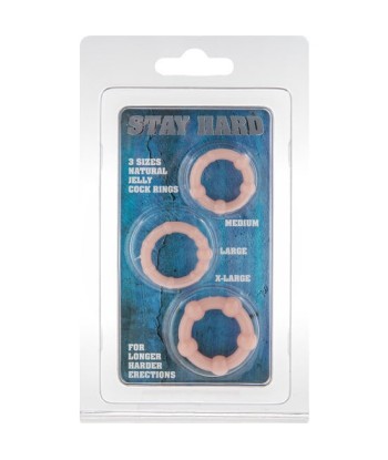 SEVEN CREATIONS - JUEGO TRES ANILLOS PENE SKIN