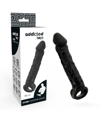 ADDICTED TOYS - EXTENSOR PARA EL PENE NEGRO