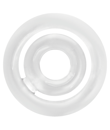 ADDICTED TOYS - POTENZ SET ANILLOS PENE CLEAR