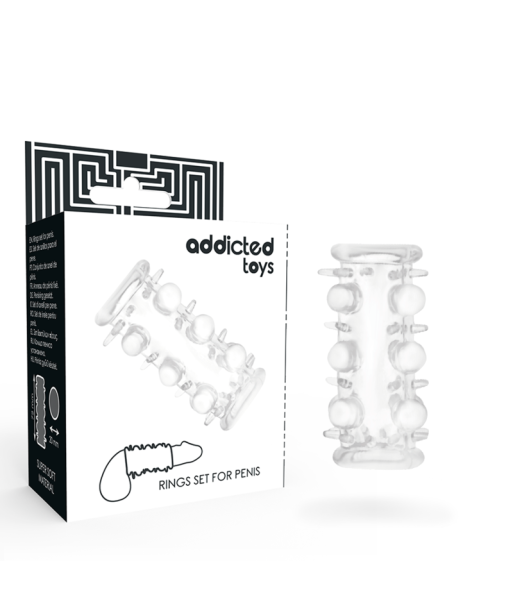 ADDICTED TOYS - FUNDA PENE CLEAR