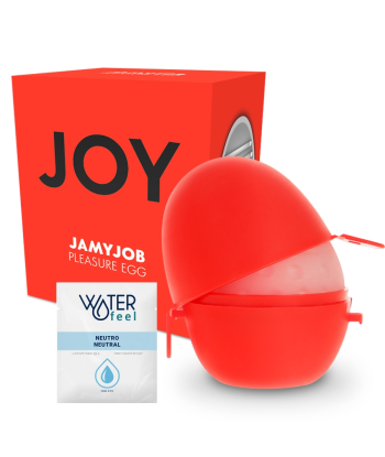 JAMYJOB - HUEVO MASTURBADOR DISCRETO VERSION ROJO JOY