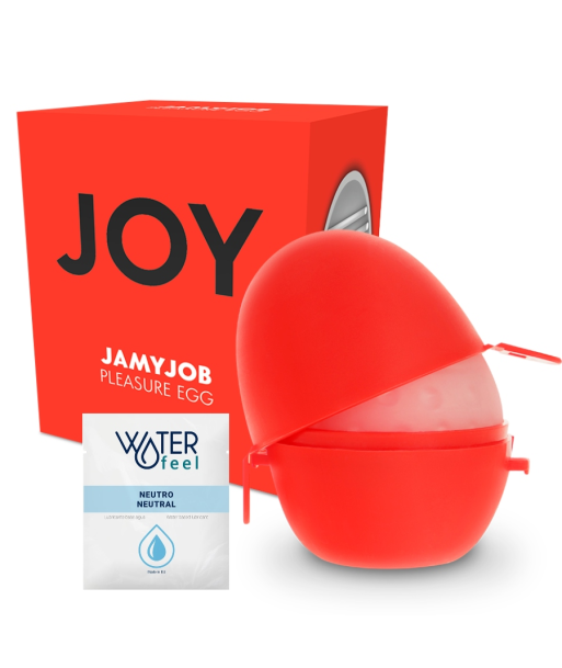 JAMYJOB - HUEVO MASTURBADOR DISCRETO VERSION ROJO JOY