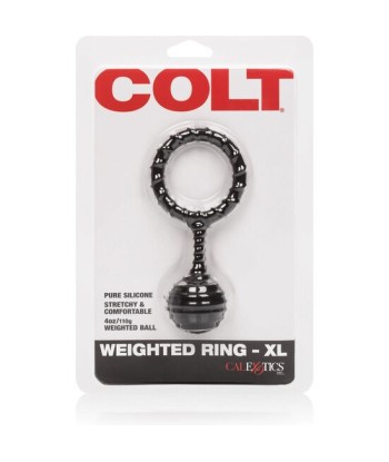 CALEXOTICS - COLT ANILLO SILICONA PENE XL CON PESA