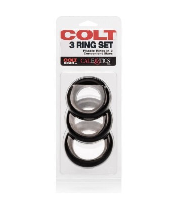 CALEXOTICS - COLT SET 3 ANILLOS PENE Y TESTÍCULOS