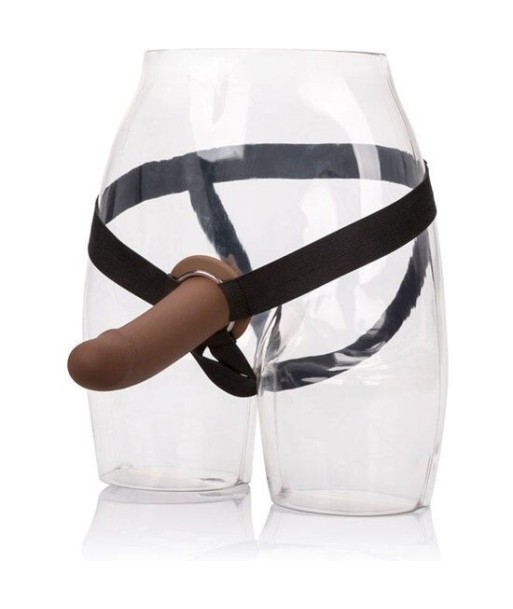 CALEXOTICS - ARNÉS CON DILDO HUECO MARRÓN CALEXOTICS - ARNÉS CON DILDO HUECO MARRÓN