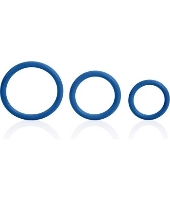 CALEXOTICS - SET TRES ANILLAS AZUL ERECCIÓN