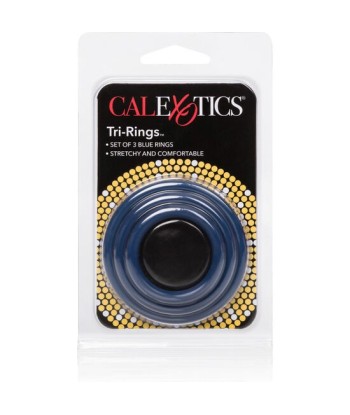 CALEXOTICS - SET TRES ANILLAS AZUL ERECCIÓN