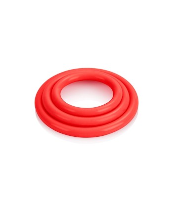 CALEXOTICS - SET TRES ANILLAS ERECCIÓN ROJO