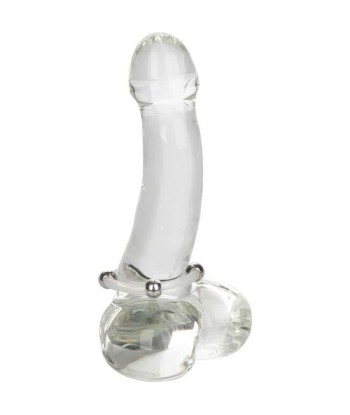 CALEXOTICS - ANILLO DE SILICONA CON CUENTAS DE ACERO TALLA L