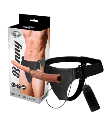 HARNESS ATTRACTION - ARNÉS HUECO BENNY CON VIBRADOR 15 CM -O- 4.5 CM
