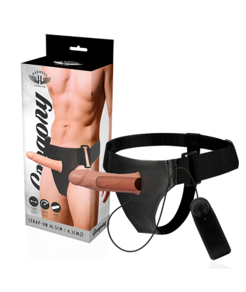 HARNESS ATTRACTION - ARNÉS HUECO GREGORY CON VIBRADOR 16.5 CM -O- 4.3 CM