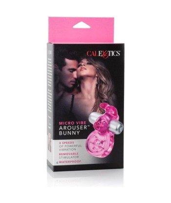 CALEXOTICS - MICRO VIBE AROUSER BUNNY ANILLO VIBRADOR ROSA