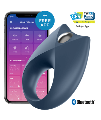 SATISFYER - POWERFUL ROYAL ONE ANILLO VIBRADOR APP