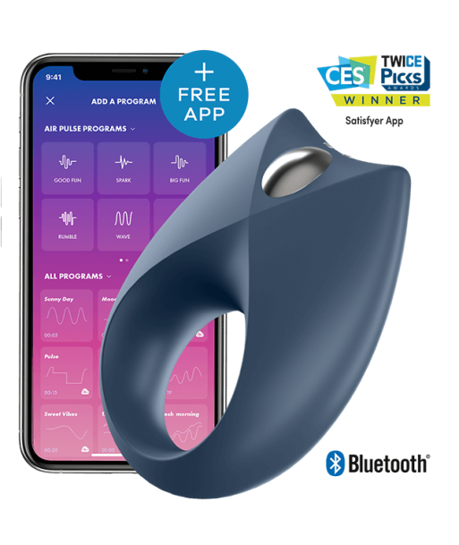 SATISFYER - POWERFUL ROYAL ONE ANILLO VIBRADOR APP SATISFYER - POWERFUL ROYAL ONE ANILLO VIBRADOR APP