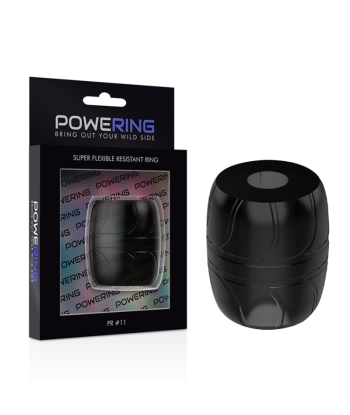 POWERING - SUPER FLEXIBLE Y RESISTENTE ANILLO PENE 5 CM PR11 NEGRO