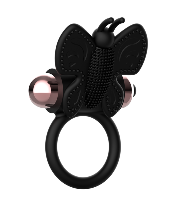 COQUETTE CHIC DESIRE - COCK RING BUTTERFLY ANILLO VIBRADOR NEGRO - GOLD