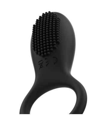 COQUETTE CHIC DESIRE - ANILLO VIBRADOR CONTROL REMOTO RECARGABLE NEGRO - GOLD