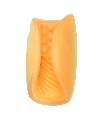 CALEXOTICS - BEADED GRIP MASTURBADOR TEXTURADO NARANJA