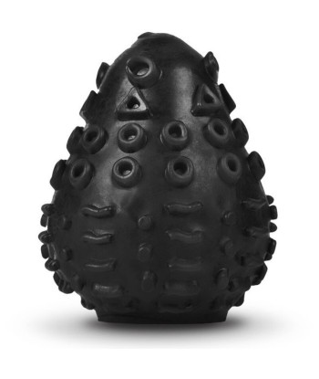 G-VIBE - HUEVO MASTURBADOR TEXTURADO REUTILIZABLE NEGRO