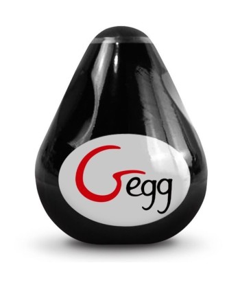 G-VIBE - HUEVO MASTURBADOR TEXTURADO REUTILIZABLE NEGRO