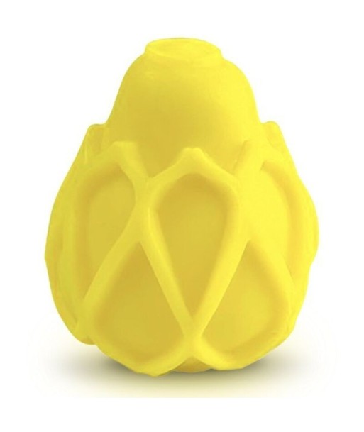 G-VIBE - HUEVO MASTURBADOR TEXTURADO REUTILIZABLE AMARILLO