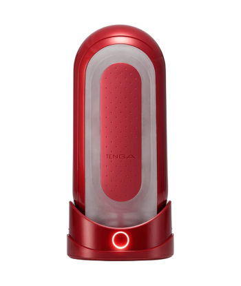 TENGA - FLIP 0 ZERO ROJO CON CALENTADOR