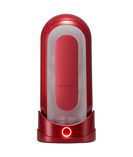 TENGA - FLIP 0 ZERO ROJO CON CALENTADOR