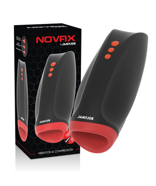 JAMYJOB - NOVAX MASTURBADOR CON VIBRACIÓN Y COMPRESIÓN JAMYJOB - NOVAX MASTURBADOR CON VIBRACIÓN Y COMPRESIÓN