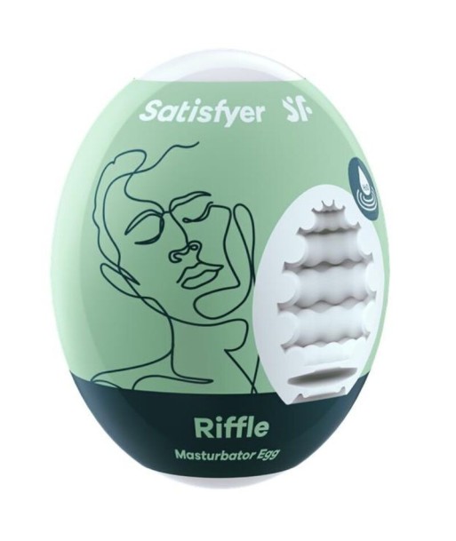 SATISFYER - RIFFLE HUEVO MASTUBADOR SATISFYER - RIFFLE HUEVO MASTUBADOR