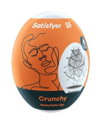 SATISFYER - CRUNCHY HUEVO MASTURBADOR