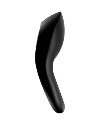 SATISFYER - LEGENDARY DUO ANILLO VIBRADOR NEGRO