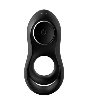 SATISFYER - LEGENDARY DUO ANILLO VIBRADOR NEGRO